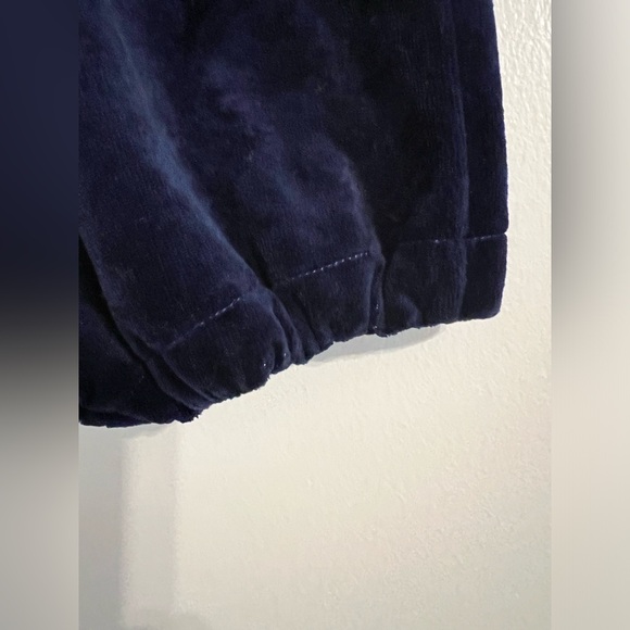 Petit Jardin Size Large Vintage Velvet Sailor Shorts 
Luxe Navy Blue Velour - Picture 5 of 15